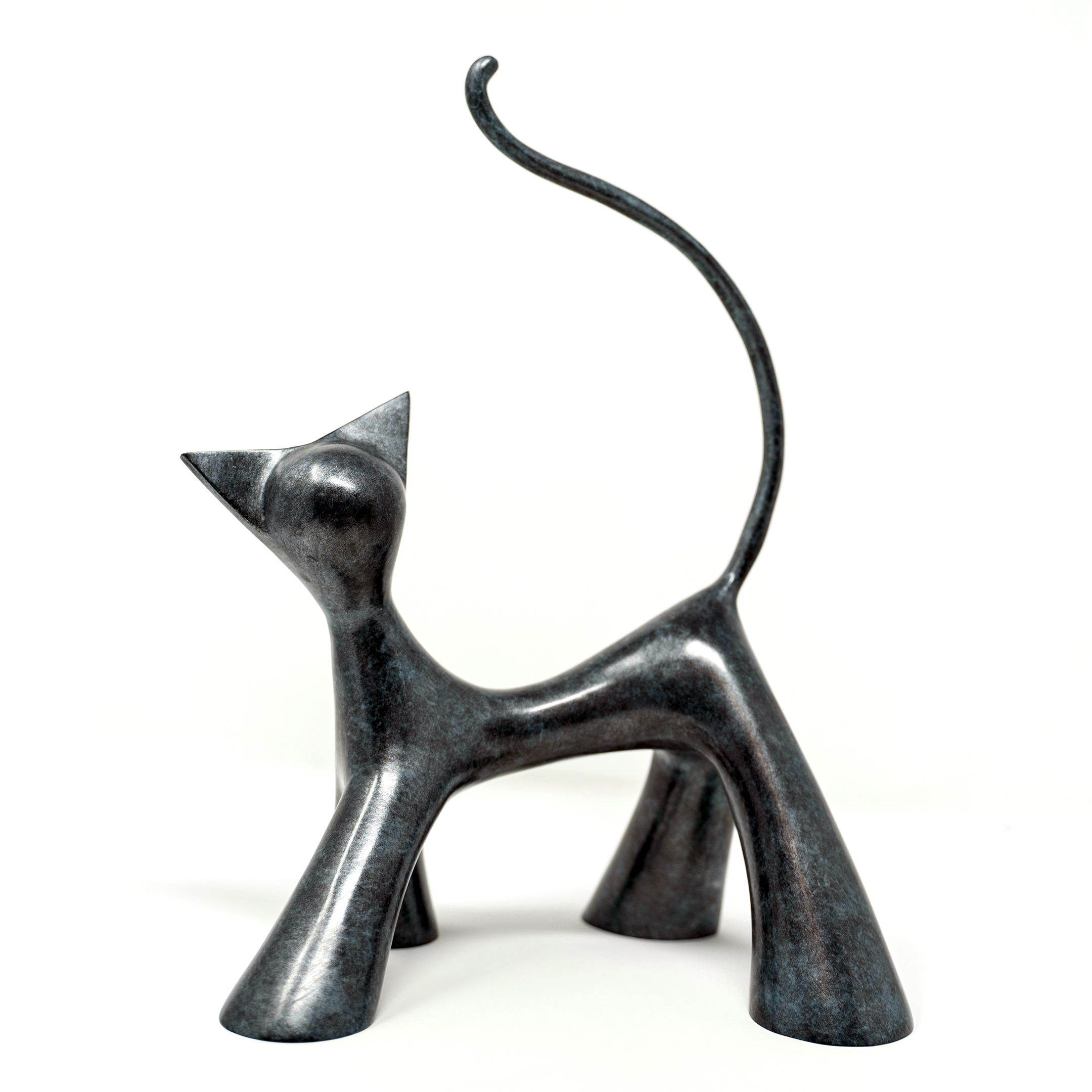 Arteido - Lolek - Sculpture - Cat - Bronze - Cha Mailleur
