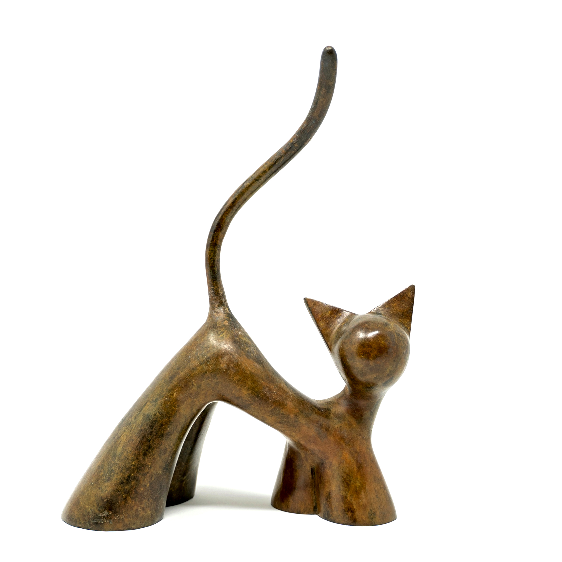 Arteido - Lolek - Sculpture - Cat - Bronze - Cha Rmeur