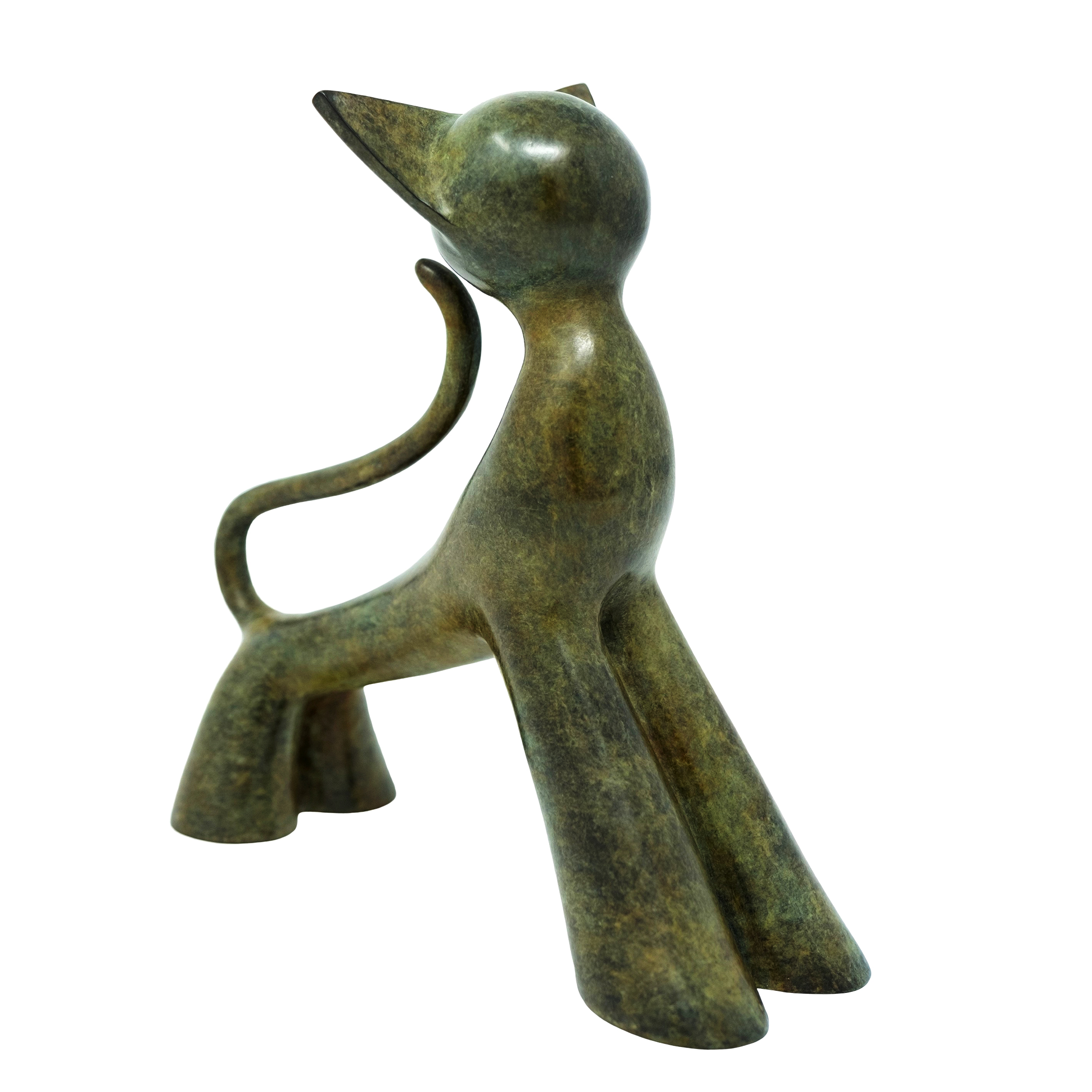 Arteido - Lolek - Sculpture - Cat - Bronze - Cha Taigne