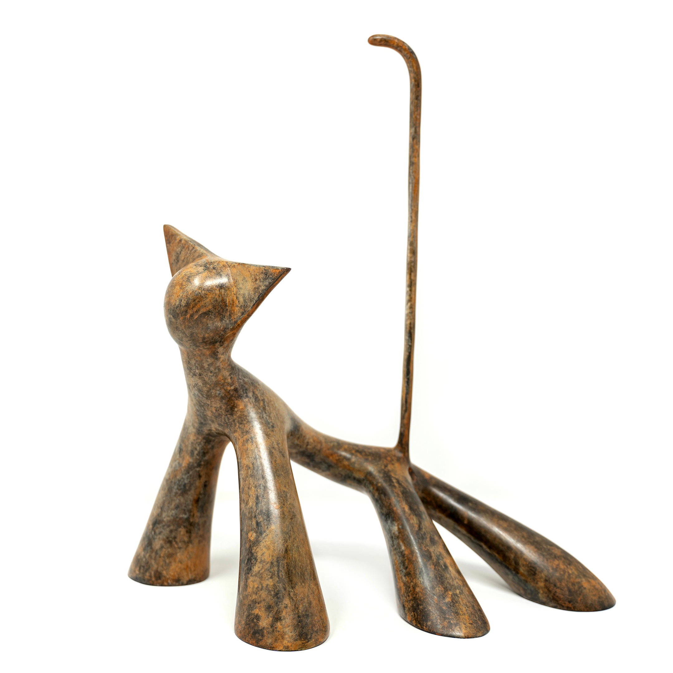 Arteido - Lolek - Sculpture - Cat - Bronze - Chat de Garde