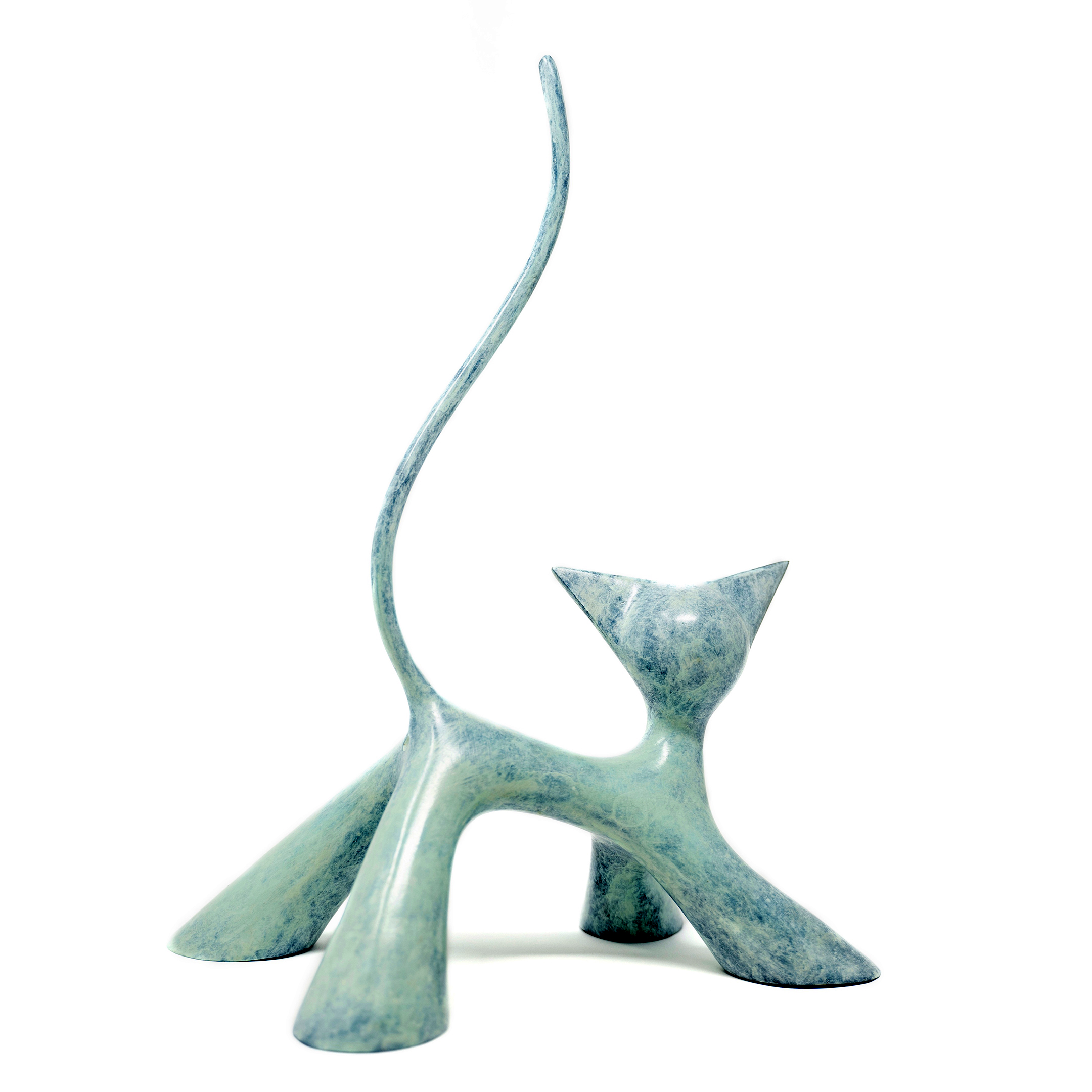 Arteido - Lolek - Sculpture - Cat - Bronze - Chaton