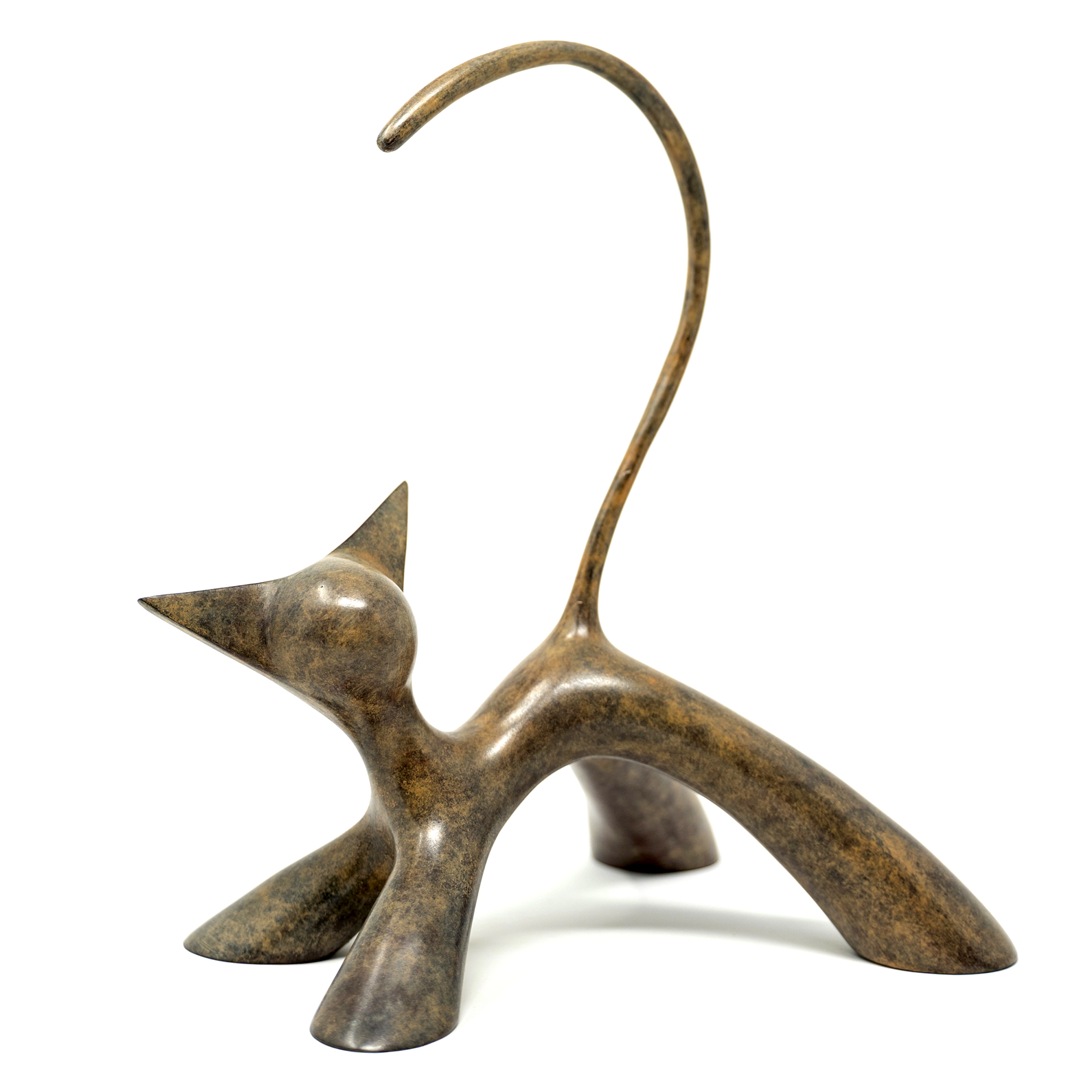 Arteido - Lolek - Sculpture - Cat - Bronze - Petit Chat