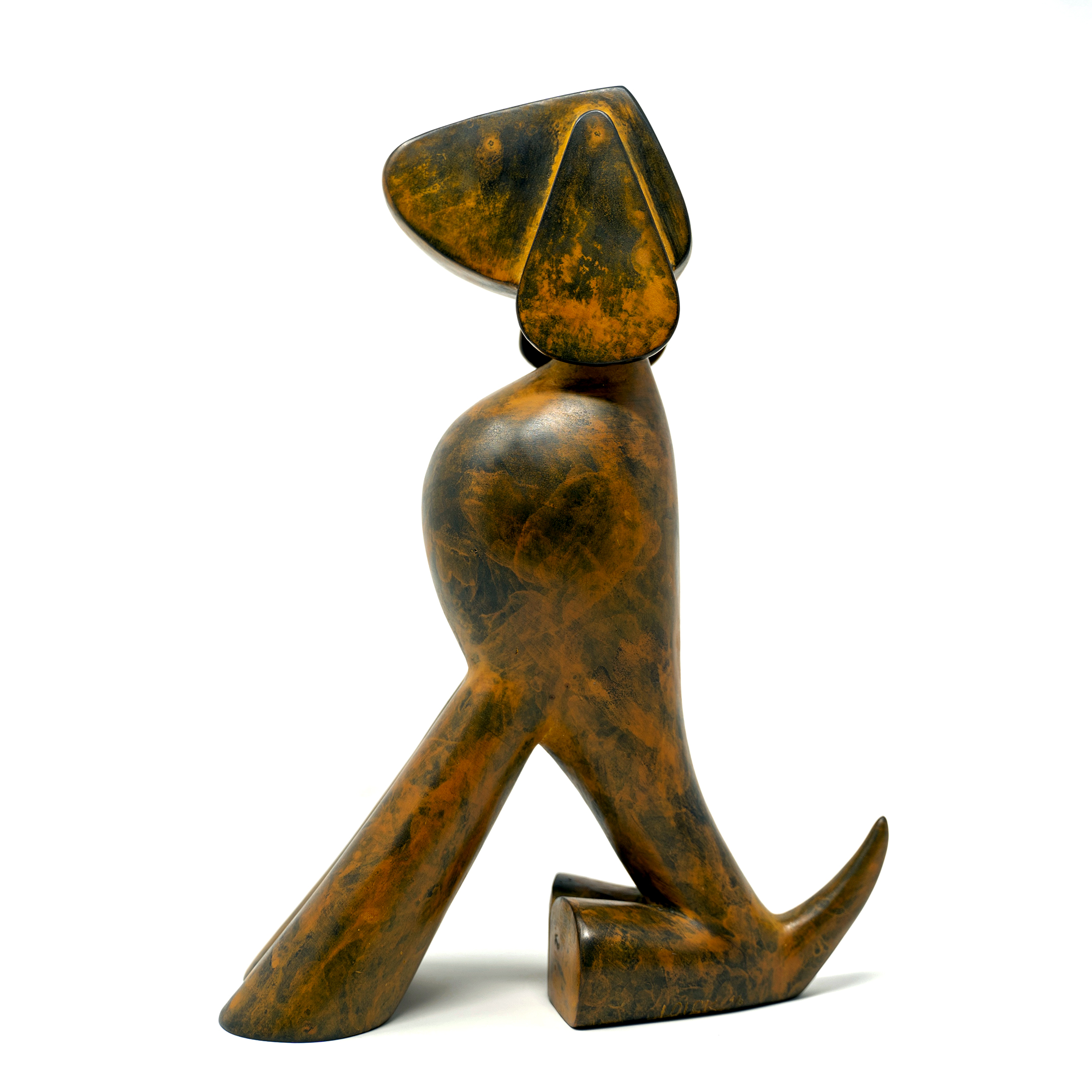 Arteido - Lolek - Sculpture - Dog - Bronze - Cest Bien Mon Chien