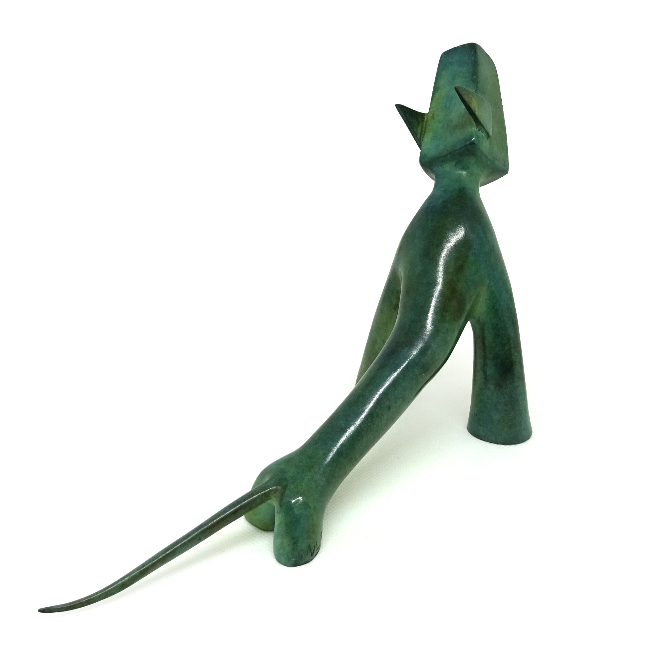 Arteido - Lolek - Sculpture - Dog - Bronze - Petit Mandiant