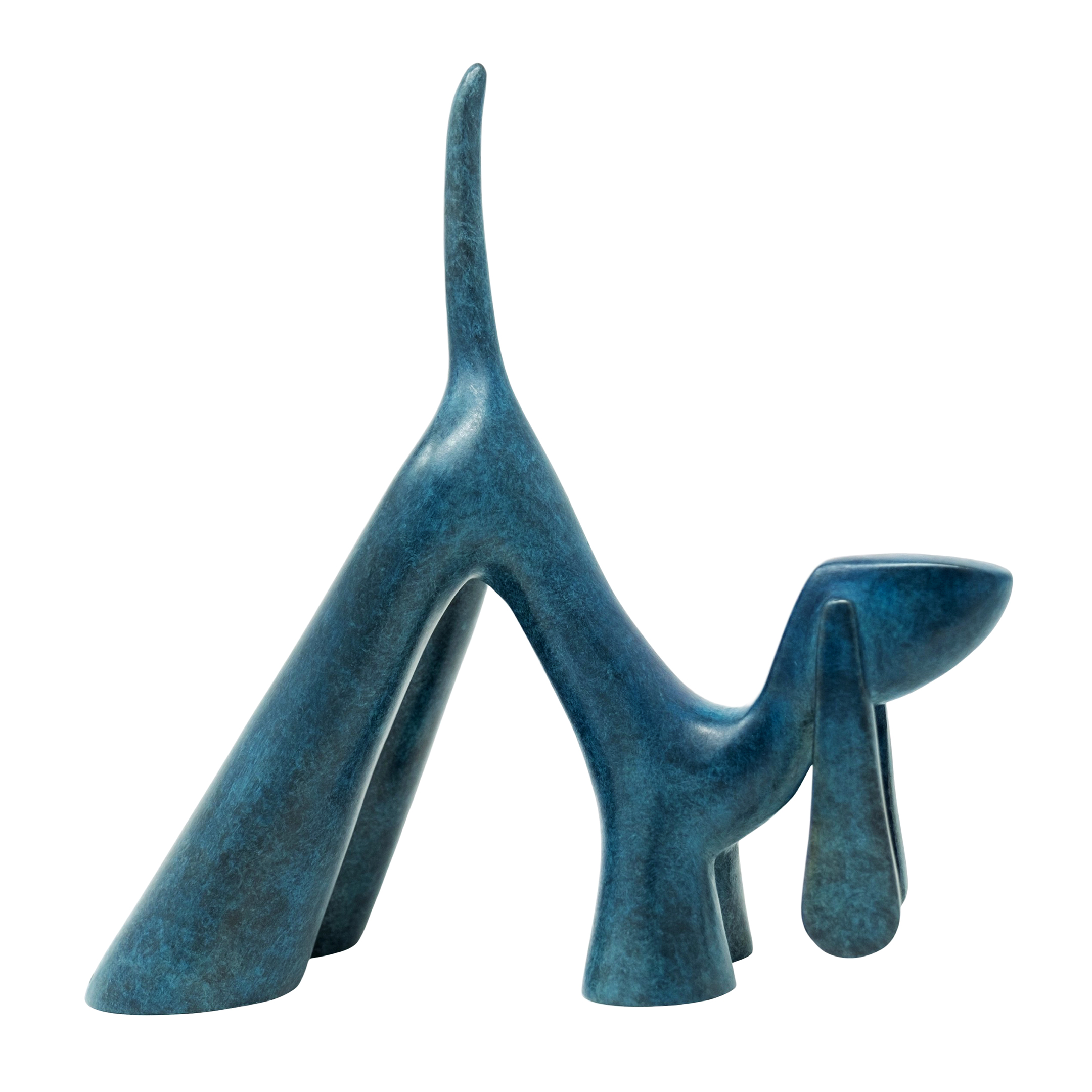 Arteido - Lolek - Sculpture - Dog - Bronze - Piccolo
