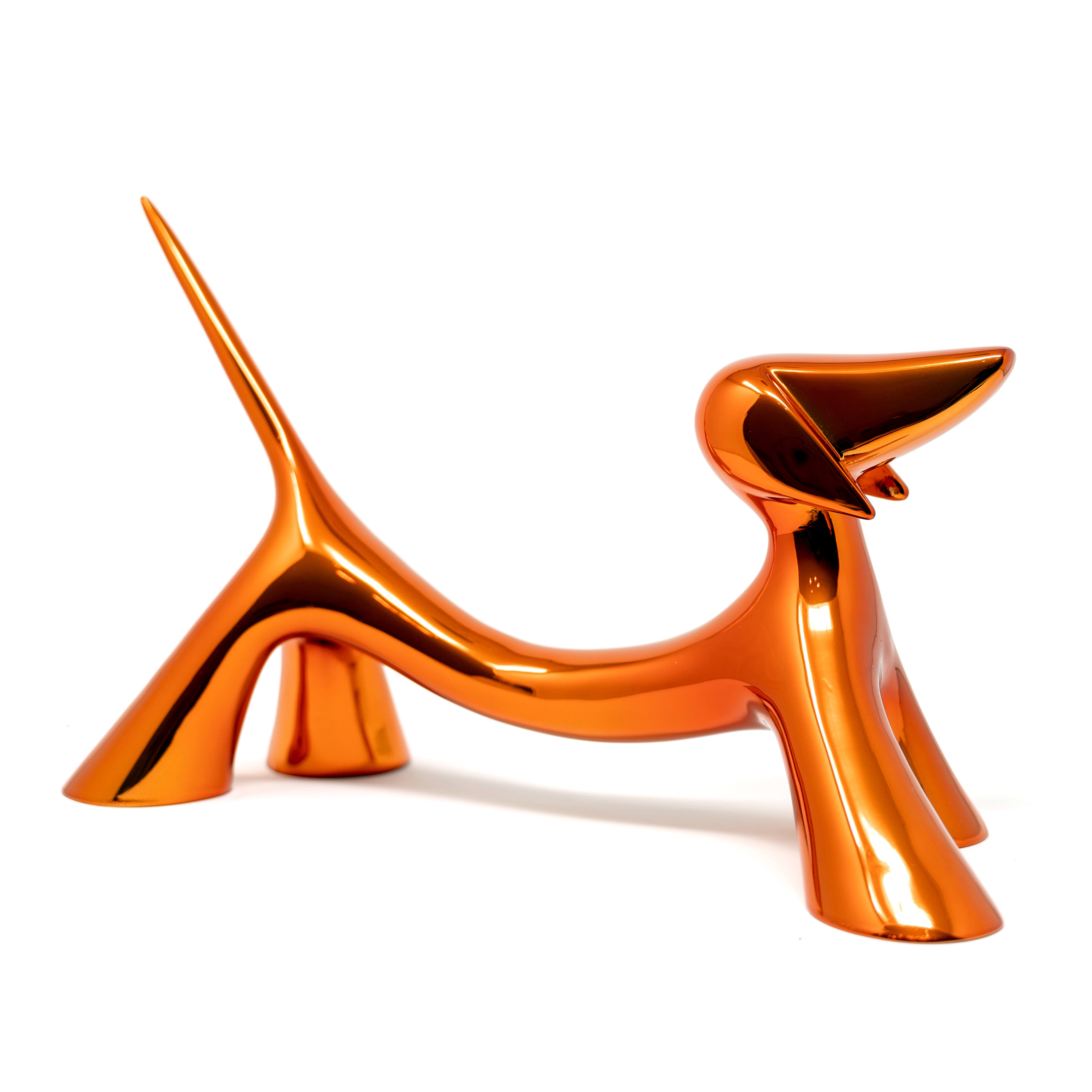 Arteido - Lolek - Sculpture - Dog - Resin - Le Teckel