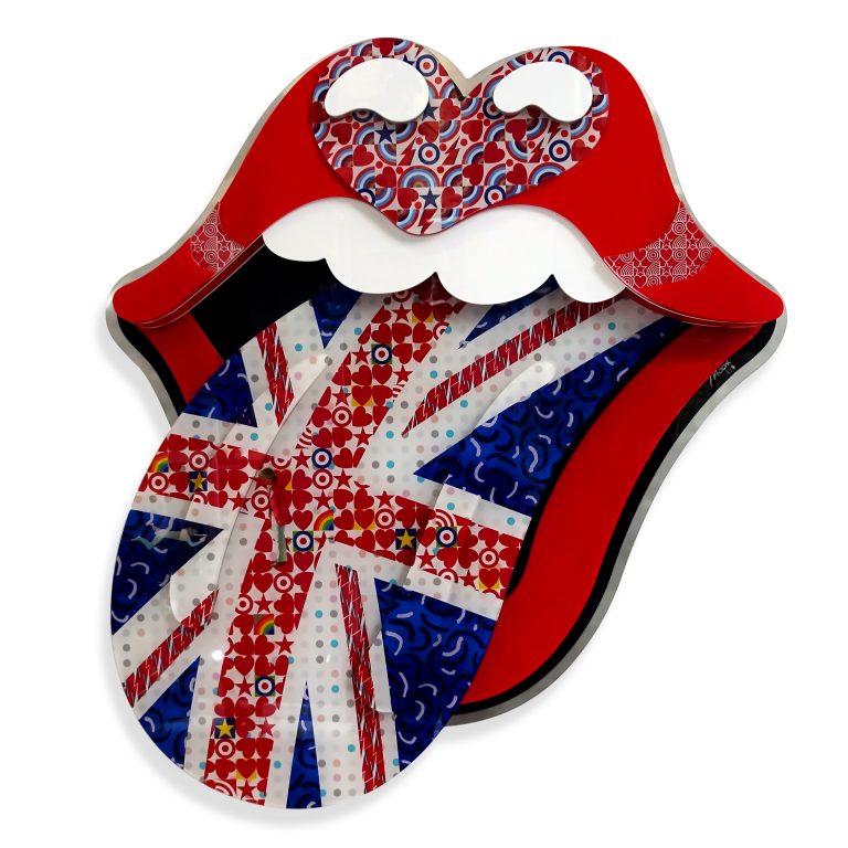Arteido - Moons - Sculptures - Tongue-Lips - Rolling Stones - UK - Medium - 1over8 - 01